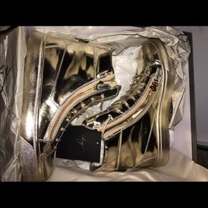 Giuseppe zanotti Gold Mirror Sneakers